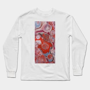 red wave Long Sleeve T-Shirt